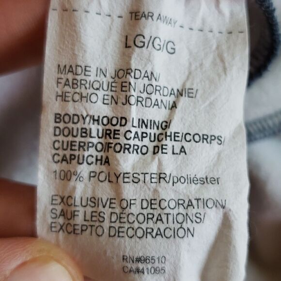 UNDER ARMOUR Women's Fleece Big Logo Chenille/Shine Hoodie Mechanic Blue L - Picture 5 of 7